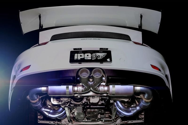 画像1: /イノテック iPE ポルシェ 991 GT3/GT3RS用可変バルブ付きチタン製マフラーフルセット/チタンシルバー/チタンゴールド/INNOTECH/エキマニ (1)