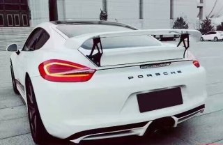 ◇ポルシェ 718 ケイマン/ボクスター用 GT4タイプリア カーボン製GT