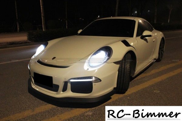 画像11: ◆後期対応 ポルシェ 991.2 GT3RSタイプスリット入りダクトフェンダーセット/GT3/PDK/PORSCHE/本物カーボン、FRPタイプ選択可能 (11)