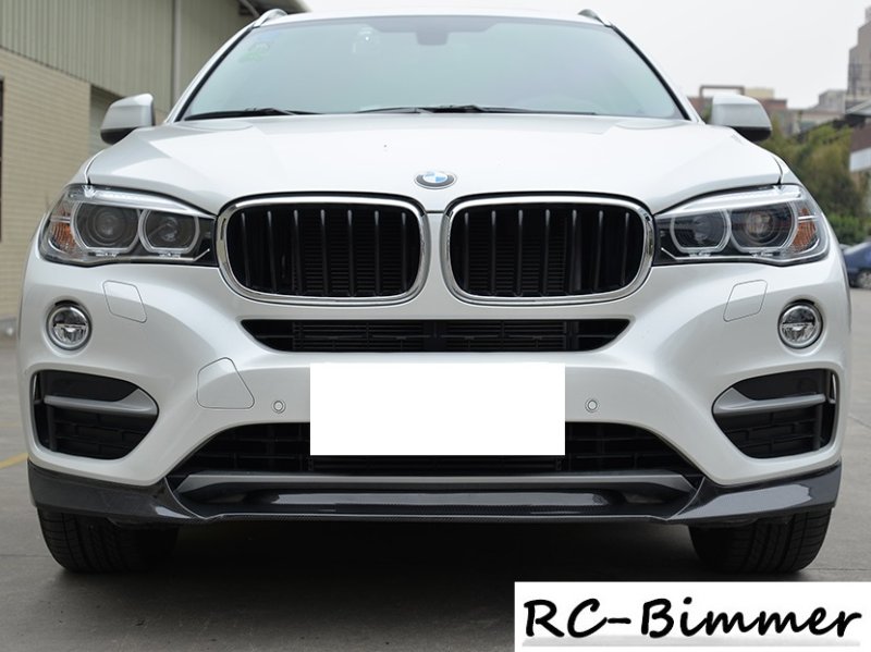 画像1: /BMW F16X6 OEノーマル車用パフォーマンスタイプバンパーカーボンスポイラー/アンダーリップ/F16/X6 (1)