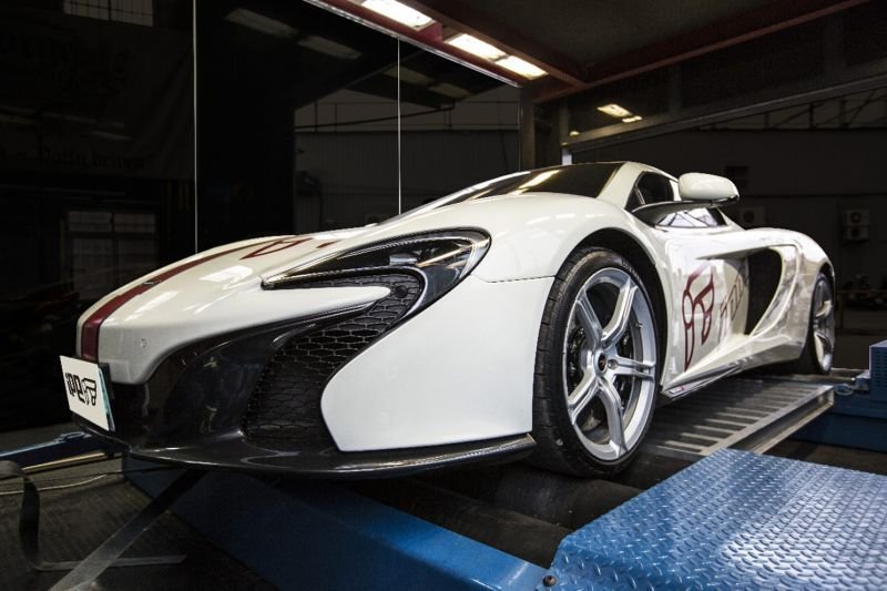 画像1: SS◆イノテック iPE マクラーレン 650S/スパイダー用 ハイパフォーマンス ステンレス製マフラーセット/チタンポリッシュ/Mclaren/INNOTECH/バルブ無し (1)