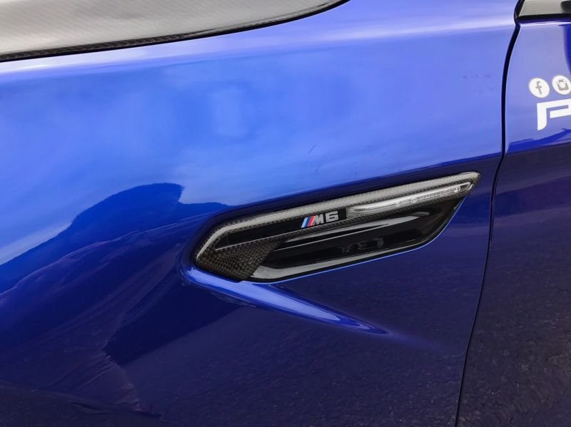 画像1: ドライカーボン◆BMW F06/F12/F13 M6用リアルカーボンシャークフィンサイドマーカーカバー/サイドマーカーパネル/本物カーボン/マーカーベース/クーペ/カブリオレ/グランクーペ/630/640/650 (1)