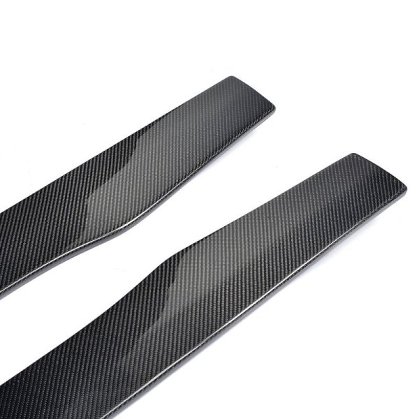 画像6: /メルセデス・ベンツW205/C205/X205 C63AMG用カーボンサイドスカートエクステンションセット/サイドステップ/サイドシル/綾織/クロスカーボン/セダン/ワゴン/クーペ/カブリオレ (6)