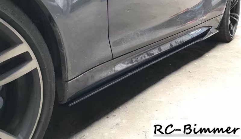 画像1: /BMW F87M2用MTCデザインサイドステップセット/サイドスカート/サイドシル/本物カーボン/クロスカーボン (1)