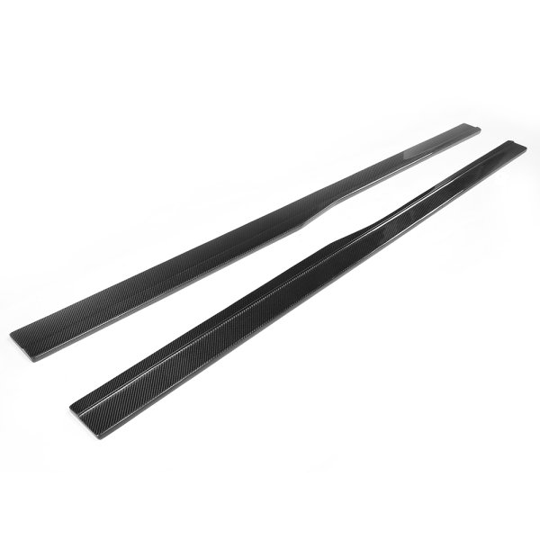 画像5: ◆VW フォルクスワーゲン MK7 ゴルフ7R/R-line用カーボンサイドスカートセット,サイドステップ/サイドシルセット/人気商品/クロスカーボン (5)
