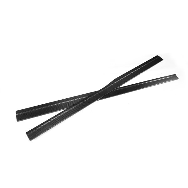 画像7: ◆VW フォルクスワーゲン MK7 ゴルフ7R/R-line用カーボンサイドスカートセット,サイドステップ/サイドシルセット/人気商品/クロスカーボン (7)