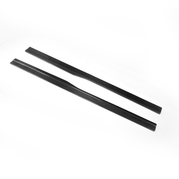 画像4: ◆VW フォルクスワーゲン MK7 ゴルフ7R/R-line用カーボンサイドスカートセット,サイドステップ/サイドシルセット/人気商品/クロスカーボン (4)