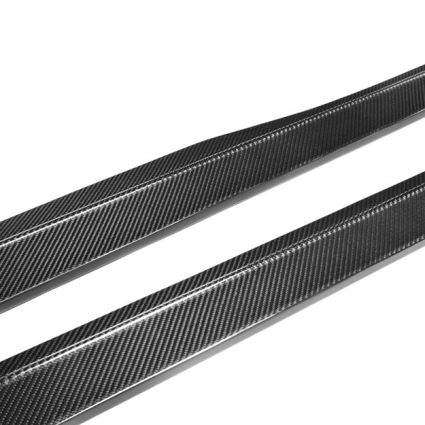 画像11: ◆VW フォルクスワーゲン MK7 ゴルフ7R/R-line用カーボンサイドスカートセット,サイドステップ/サイドシルセット/人気商品/クロスカーボン (11)