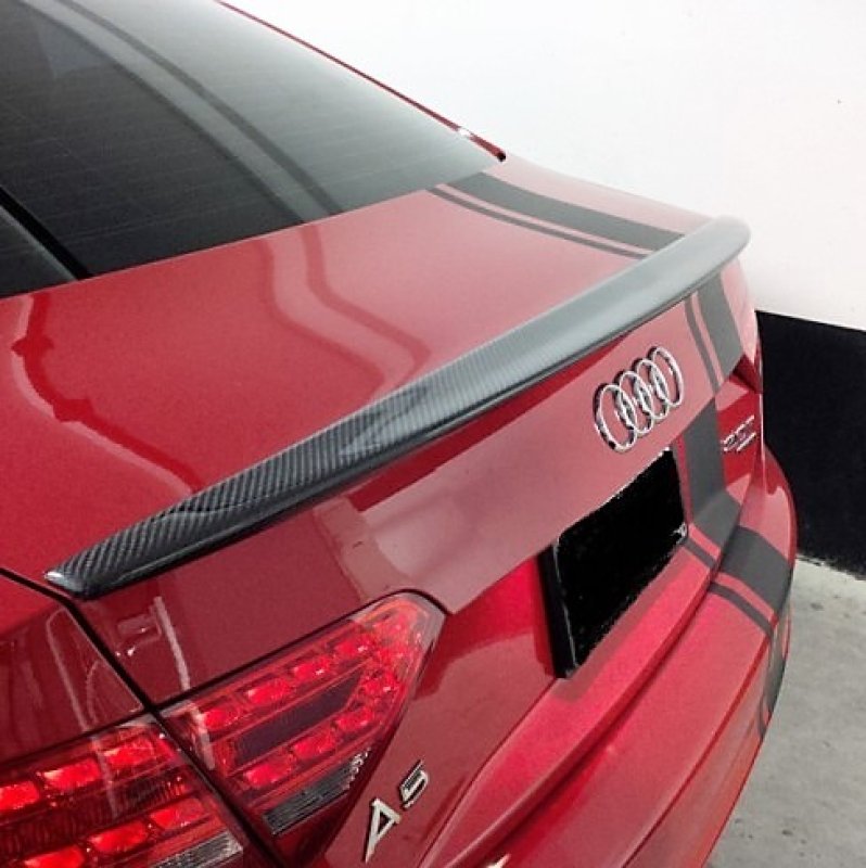 画像1: ◆AUDI◆B8 A5/S5クーペ2D用 アウディスポーツタイプカーボントランクスポイラー/綾織/リアウイング/リアスポイラー/カーボンエアロ (1)
