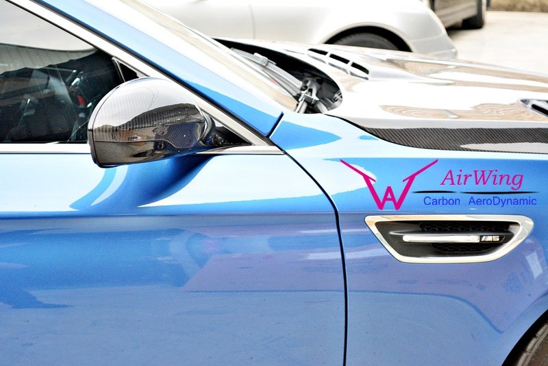 画像3: /BMW F06M6/F12M6/F13M6/F10M5セダン用FDデザインカーボンミラーカバーセット/ドアミラーカバー/パネル式/人気商品/交換簡単/フュージョン (3)