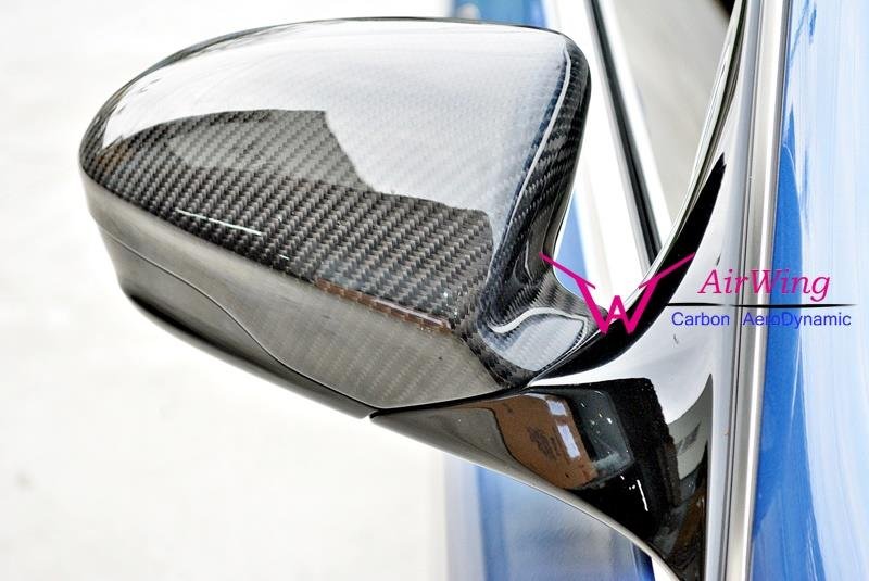 画像4: /BMW F06M6/F12M6/F13M6/F10M5セダン用FDデザインカーボンミラーカバーセット/ドアミラーカバー/パネル式/人気商品/交換簡単/フュージョン (4)