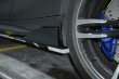 画像10: /BMW F87M2用パフォーマンスデザインサイドステップ用カーボンサイドスプリッターセット/スカートカナード/サイドシル/本物カーボン/クロスカーボン (10)