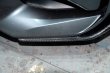 画像2: /BMW F87M2用パフォーマンスデザインフロントバンパー用カーボンスプリッターセット/バンパーカナード/バンパーリップ/本物カーボン/クロスカーボン (2)