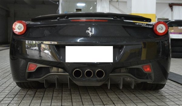 画像7: /フェラーリ 458イタリア クーペ/スパイダー用Novitタイプリア2段式カーボンウイング/カーボンスポイラー/リアスポイラーセット/本物カーボン/GTウイング/ノビテック (7)