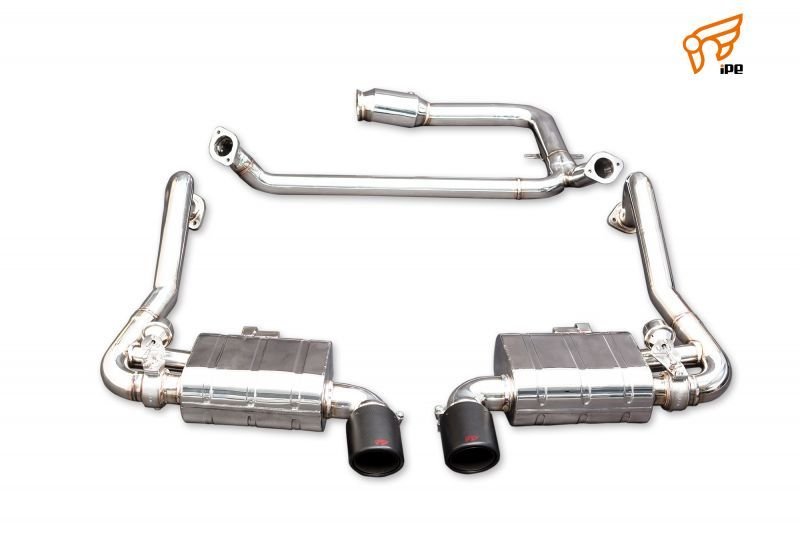 画像1: /イノテック iPE ポルシェ 718 ケイマン/ボクスター用可変バルブ付きステンレス製マフラーフルセット/INNOTECH/GTS/フロントパイプ/センターパイプ (1)