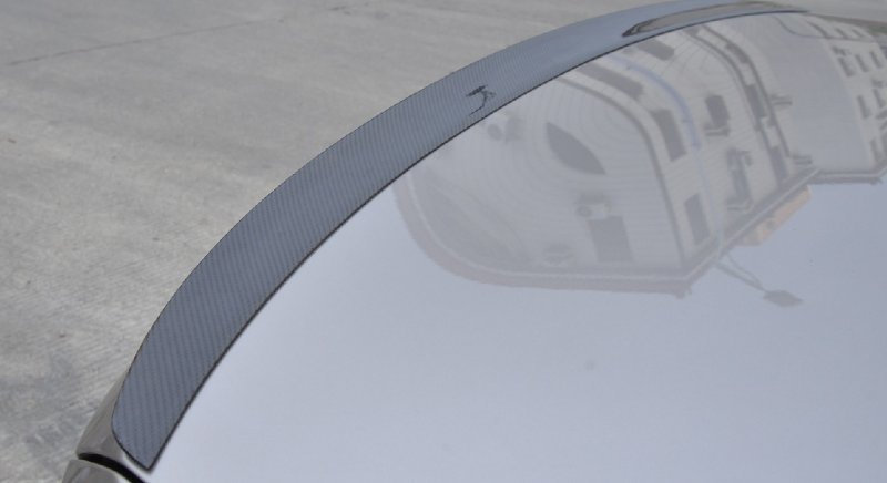 画像1: /BMW G30 5シリーズセダン用MP カーボントランクスポイラー/リアスポイラー/リアウイング/ダックテール/本物カーボン/クロスカーボン (1)