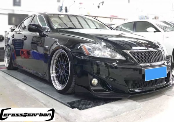 画像16: /レクサス/LEXUS 2010年〜2014年後期 GSE IS F/IS-Fセダン用フロントカーボンスポイラー/カーボンリップ/バンパーリップ/アンダーリップ/クロスカーボン (16)
