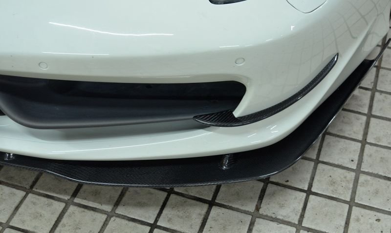 画像2: /フェラーリ 458イタリア クーペ/スパイダー用フロントカーボンスポイラー/カーボンリップ/バンパーリップ/本物カーボン/アンダースポイラー/ノビテック (2)