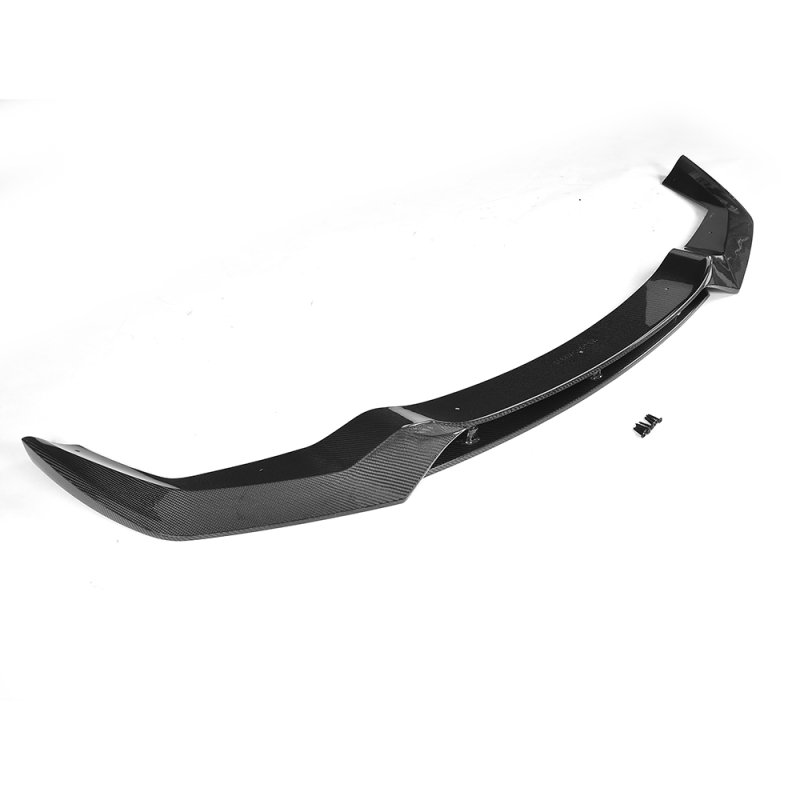 画像1: /BMW F87M2用VRSデザインフロントバンパー用二段式フロントカーボンスポイラー/カーボンリップ/バンパーリップ/本物カーボン/クロスカーボン/シュタイナー (1)