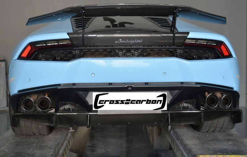 画像1: ◆ランボルギーニ Huracanウラカン LP610-4用DMcスタイルリアカーボンディフューザー/カーボンディフェーザー/人気商品/お買得 (1)
