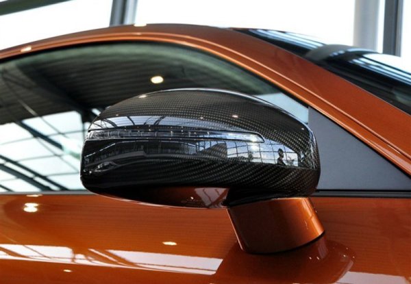 画像7: ◆アウディ8J TT/TTS R8用カーボンミラーカバーセット/綾織/クロスカーボン/AUDI/ドアミラーカバー/綾織カーボン/エアロ/人気商品/ (7)