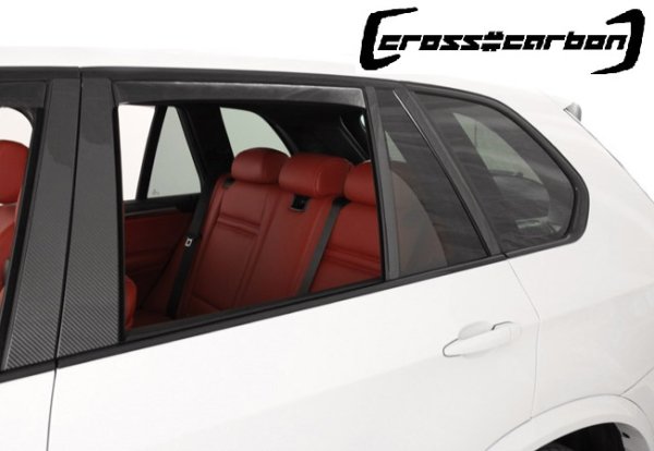 画像3: ◆メルセデス・ベンツ S205 2014〜 Cクラスワゴン用綾織カーボンピラー10点セット/クロスカーボン/C200/C250/C300/C350/C43/C63AMG (3)