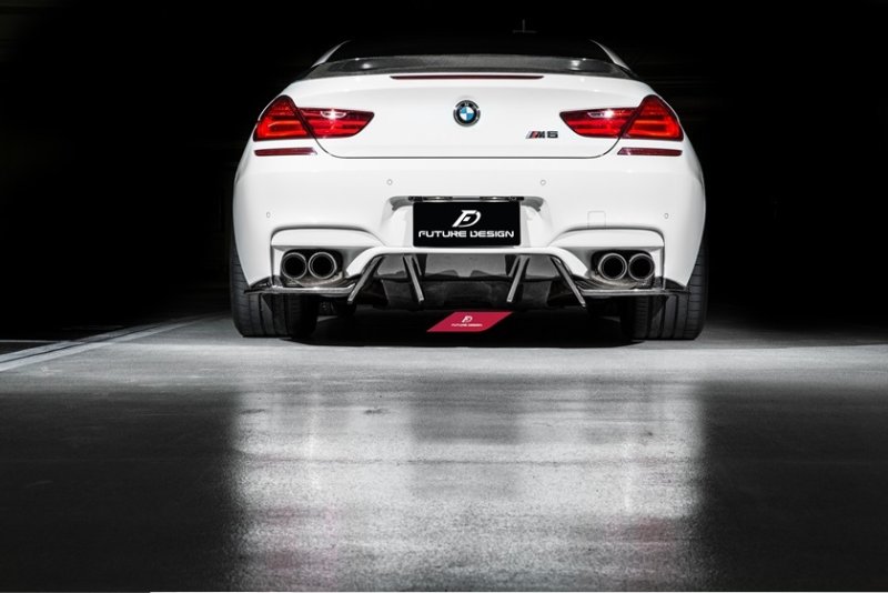 画像1: ◆BMW F06/F12/F13 M6用 Eesデザイン リアカーボンディフューザー/カーボンディフェーザー/リアアンダースポイラー/FDデザイン/シュタイナー/ (1)