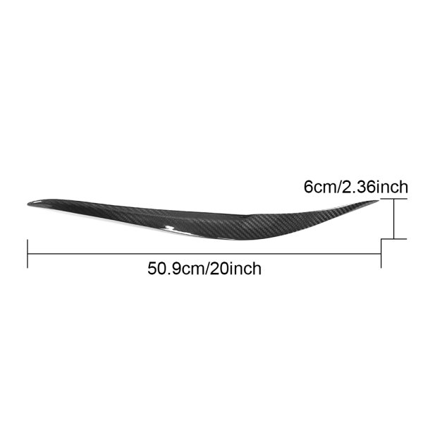 画像9: ◆BMW F22/F23 2シリーズクーペ/カブリオレ F87M2 用カーボンヘッドライトアイラインセット/ライトガーニッシュ/アイライン/220/240/M2/DRYCARBON (9)