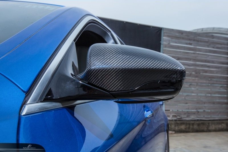 画像6: /BMW F06M6/F12M6/F13M6/F10M5セダン用FDデザインカーボンミラーカバーセット/ドアミラーカバー/パネル式/人気商品/交換簡単/フュージョン (6)
