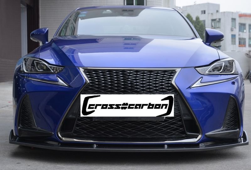 画像1: ◆レクサス2016~IS ノーマル/Fスポーツセダン用MLフロントカーボンリップスポイラー/カーボンスポイラー/本物カーボン/人気商品/モディファイ・ラクジュアリー/IS350/IS300/IS300h/DTM (1)