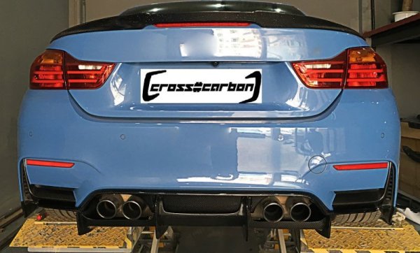 画像4: ◆BMW F80M3/F82M4用リアバンパーカーボンスプリッターセット/バンパーガーニッシュ/傷隠し機能備え (4)