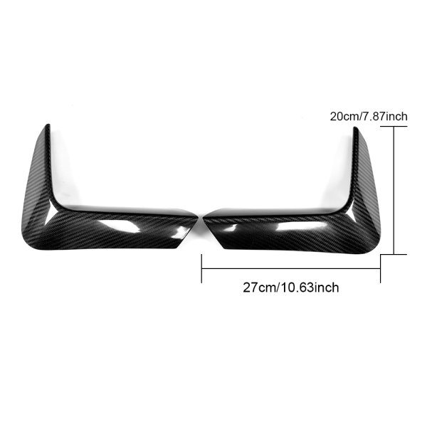 画像14: ◆BMW F80M3/F82M4用リアバンパーカーボンスプリッターセット/バンパーガーニッシュ/傷隠し機能備え (14)