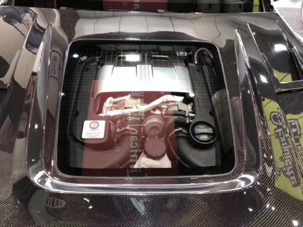 画像9: ◆メルセデス・ベンツ W117 C117 CLAスポーツ 45AMG用 天窓 ダクト付きカーボンボンネット/綾織/炭素繊維/人気商品/iMP/CLA180/CLA250 (9)