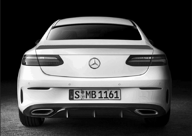 画像1: ◆メルセデス・ベンツ C238 Eクラススポーツクーペ用AMGリアトランクカーボンリップスポイラー/リアウイング/ラクジュアリ/トランクスポイラー (1)
