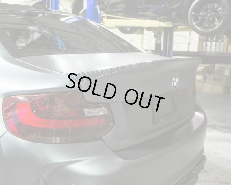 画像1: ◆BMW F22 2シリーズ/F87M2M用CSLタイプカーボントランク/ダックテール/軽量化/人気商品/コンペティション/218/220/235/240 (1)