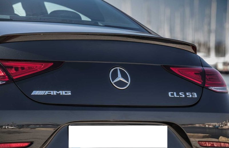 画像1: ◆メルセデス・ベンツ C257 CLSクーペ用 63AMGタイプ カーボントランクスポイラー/リアウイング/リアスポイラー/CLS43/CLS53/CLS63/クロスカーボン/BENZ (1)