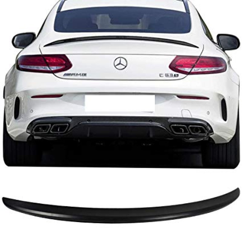 画像1: ◆メルセデス・ベンツ W205/C205 Cクラスクーペ用 C63AMGタイプカーボントランクスポイラー/綾織/リアウイング/人気商品/C180/C200/C250/C300/C43/CROSSCARBON (1)