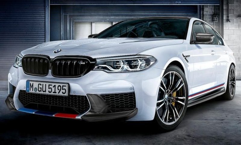 画像1: ◆BMW F90M5 用パフォーマンスタイプフロントカーボンスプリッターセット/カーボンリップ/バンパーリップ/PERFORMANCE (1)