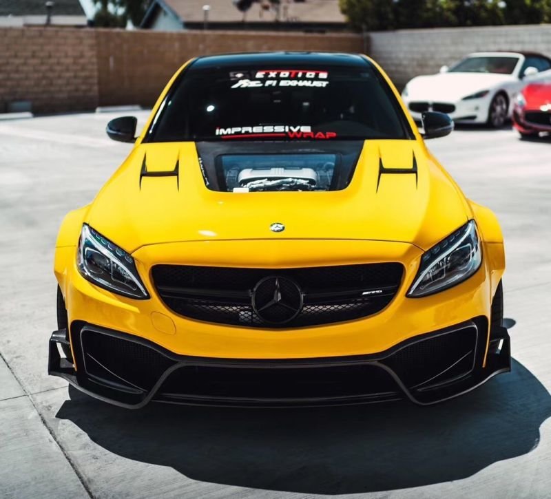 ベンツボディ ◇メルセデス・ベンツW205 C63AMGセダン用パフォーマンスワイド