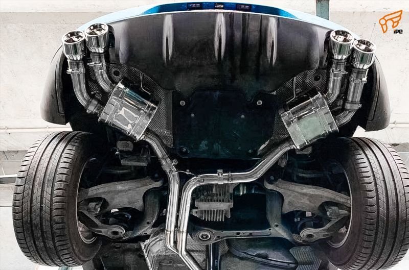 画像1: ◆イノテック iPE ポルシェ2019　マカン2.0T用ステンレス製可変バルブマフラーフルシステム/センターパイプ/キャタライザー/フロントパイプ/MACAN (1)