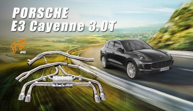 画像1: ◆イノテック iPE ポルシェE3 カイエンSUV/クーペ 3.0T用ステンレス製可変バルブマフラーフルシステム/センターパイプ/キャタライザー/フロントパイプ/COUPE (1)