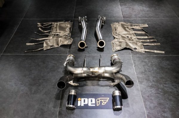 画像7: ◆イノテック iPE マクラーレン765LT クーペ/スパイダー用ステンレス製可変バルブマフラーフルシステム/センターパイプ/キャタライザー/フロントパイプ/ (7)