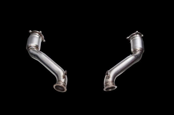 画像4: ◆イノテック iPE マクラーレン765LT クーペ/スパイダー用ステンレス製可変バルブマフラーフルシステム/センターパイプ/キャタライザー/フロントパイプ/ (4)