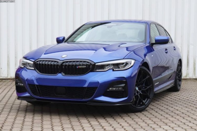 画像1: ◆BMW G20 G21 3シリーズ 2019〜用 Mパフォーマンスタ ブラックキドニーグリルセット/センターグリル/ラジエターグリル/PERFORMANCE/CROSS CARBON/クロスカーボン/Mルック/艶黒 (1)
