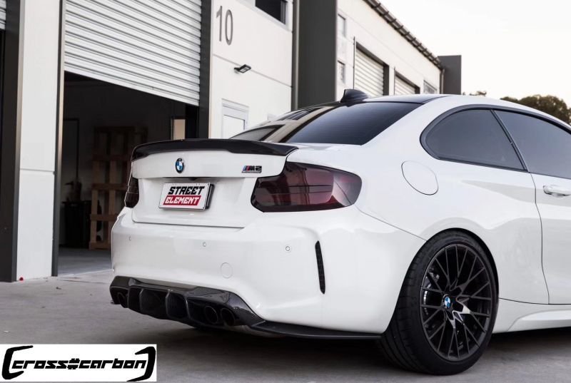 画像1: ◆BMW F87M2 /M2コンペティション用VRSカーボンディフューザー/カーボンリップ/ディフェーザー/MERCEDES/クロスカーボン/シュタイナー (1)