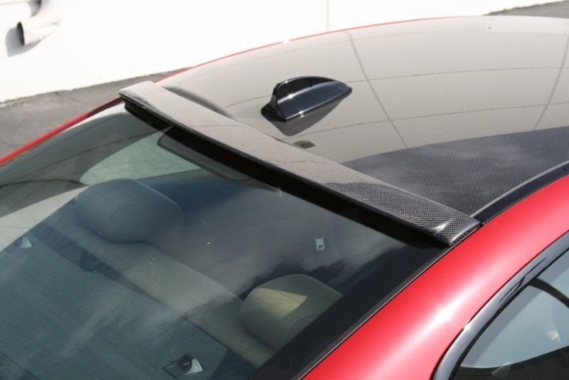 画像1: ◆BMW E92クーペ/E92M3用 ACSカーボンルーフスポイラー/リアスポイラー/ルーフウイング/シュニ/AC/クロスカーボン/320/335 (1)