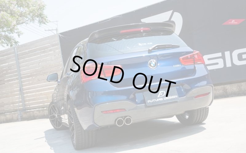 画像1: ◆BMW F20 118/120/M140 後期LCI用3Dタイプカーボンルーフスポイラー/リアウイング/リアスポイラー/綾織カーボン/ドライカーボン製法 (1)
