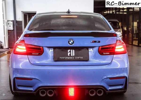 画像5: BMW F80M3 F82M4 F83M4カブ用KOHタイプLEDストップランプ付カーボンディフューザー/ディフェーザー/ブレーキランプ/Kohlenstof/エアロ (5)