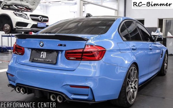 画像6: BMW F80M3 F82M4 F83M4カブ用KOHタイプLEDストップランプ付カーボンディフューザー/ディフェーザー/ブレーキランプ/Kohlenstof/エアロ (6)