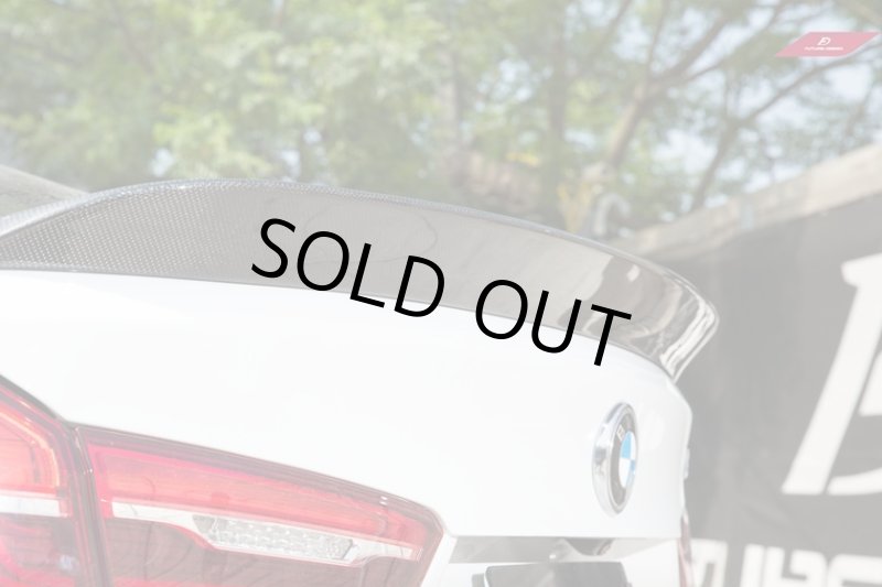画像1: BMW F16X6 F86X6M用 3DDタイプカーボンtrunkスポイラーリアスポイラー リアウイング ハイキックタイプ CROSS CARBON PERFORMANCE (1)